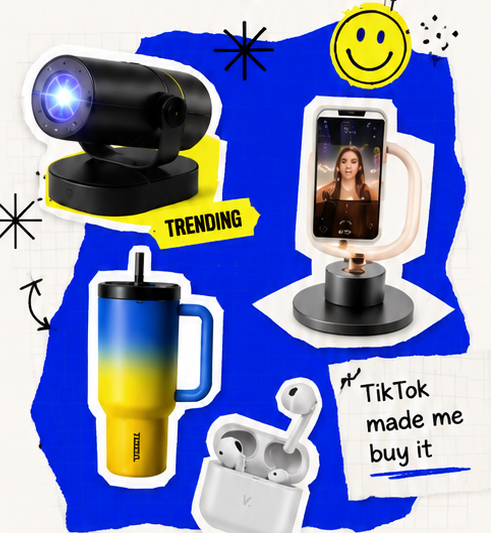 Viral finds: star projector, ring light, tumbler and wireless earbuds